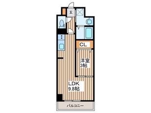 LUANA・AIR・RESIDENCE錦町の物件間取画像